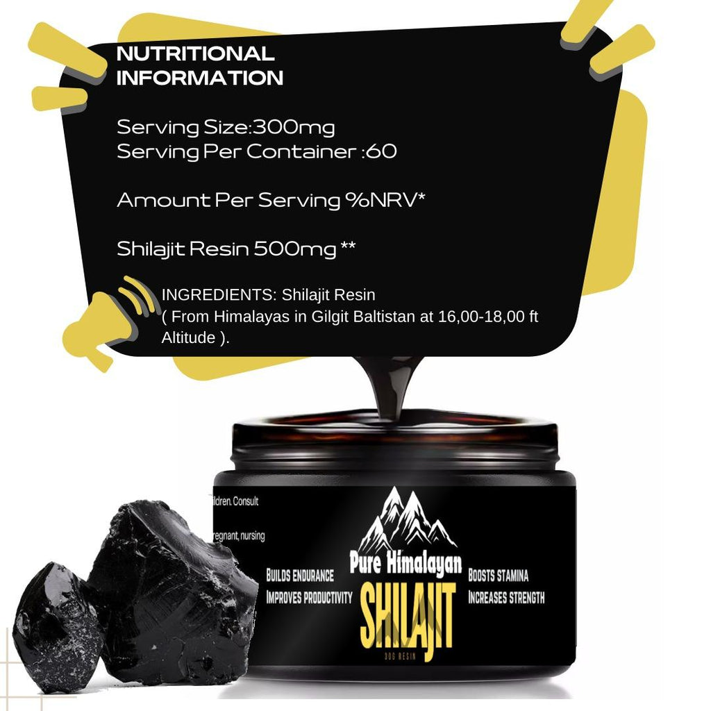Pure Shilajit Resin, Original Himalayan Shilajit 30g - Gold Grade 100% Pure