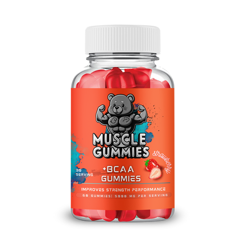Muscle Gummies EXPLO Amino BCAA Strawberry Gummies